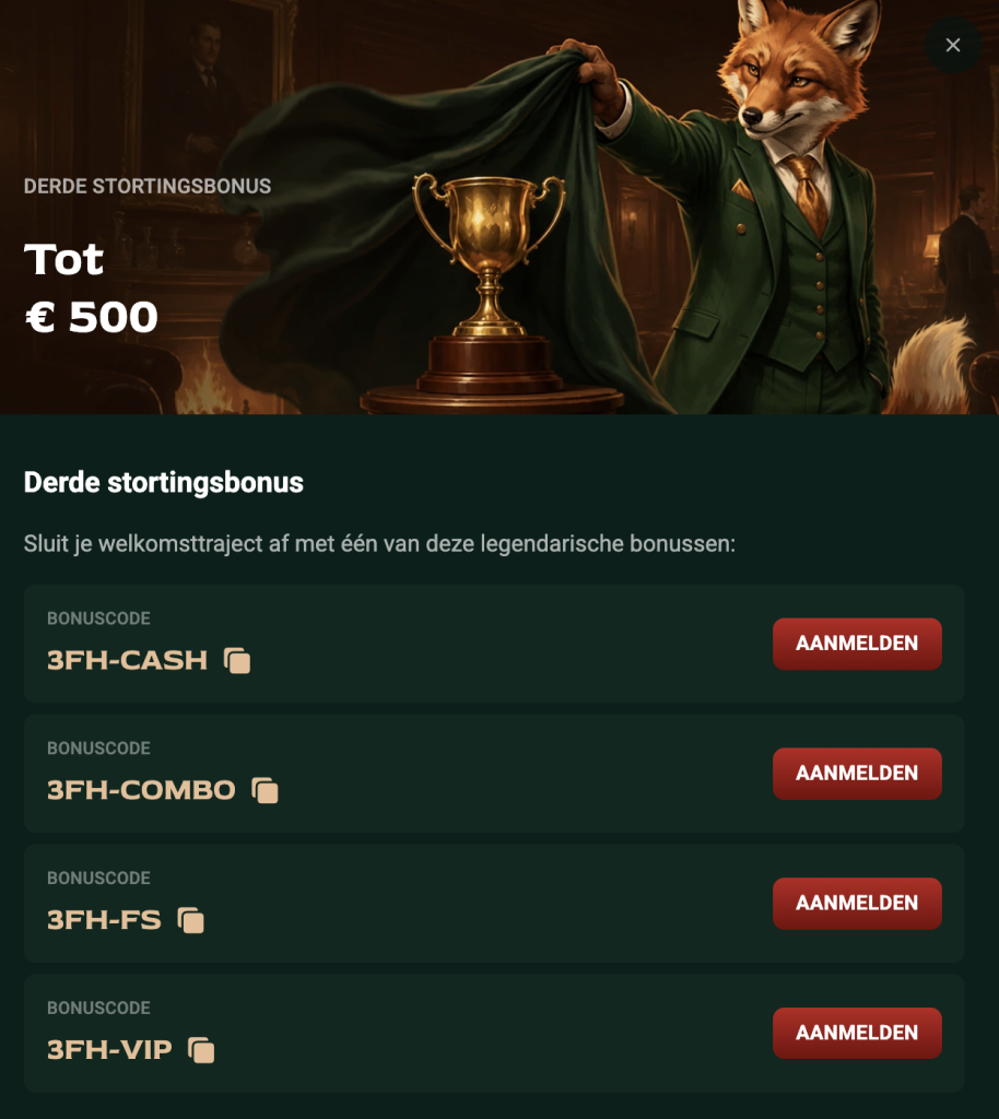Flutterhall Casino Welkomstpakket